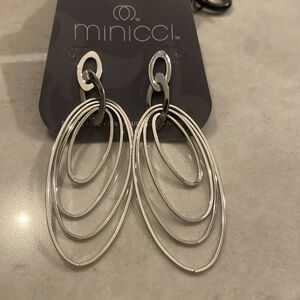 Minicci Silver Earrings NEW